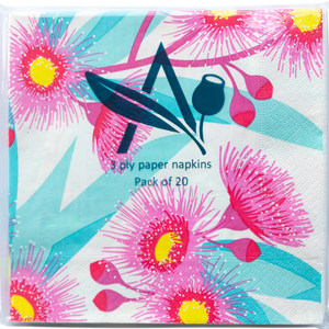 Paper Napkins - Flowering Gum Allgifts Australia