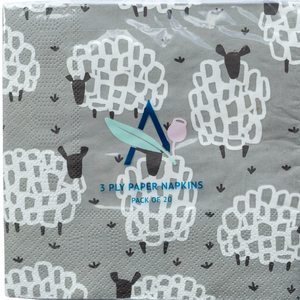 Paper Napkins - Grey Sheep Allgifts Australia