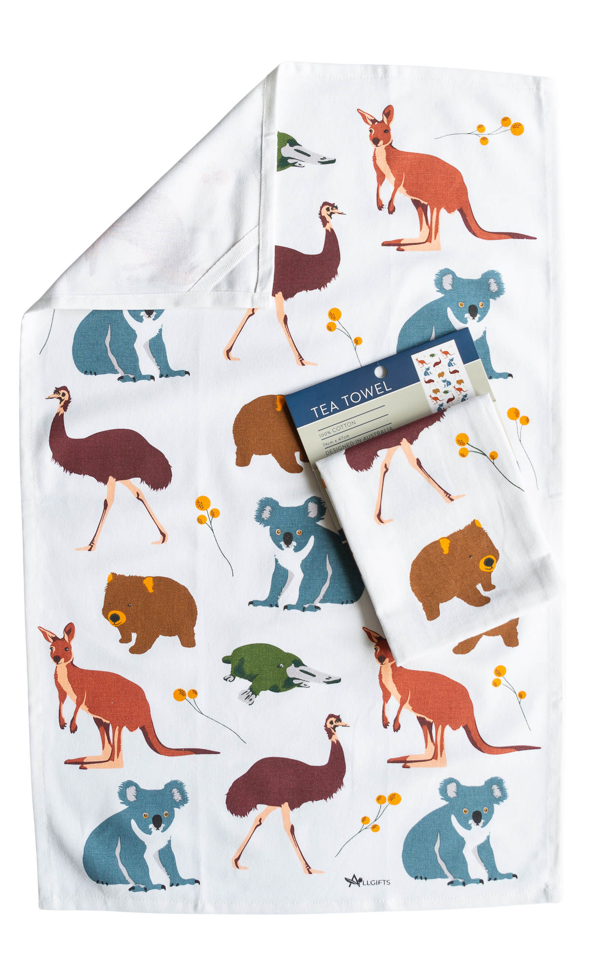 Tea Towel - Australian Animals