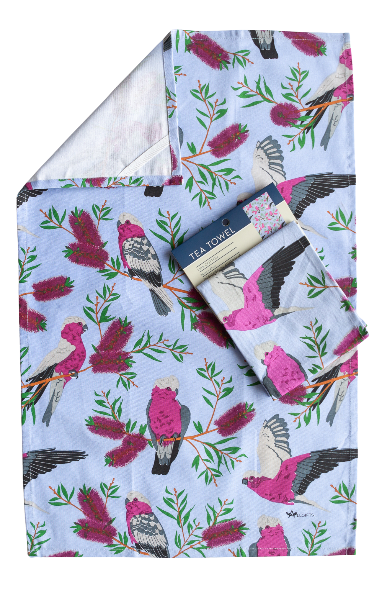 Tea Towel - Galah (Blue)