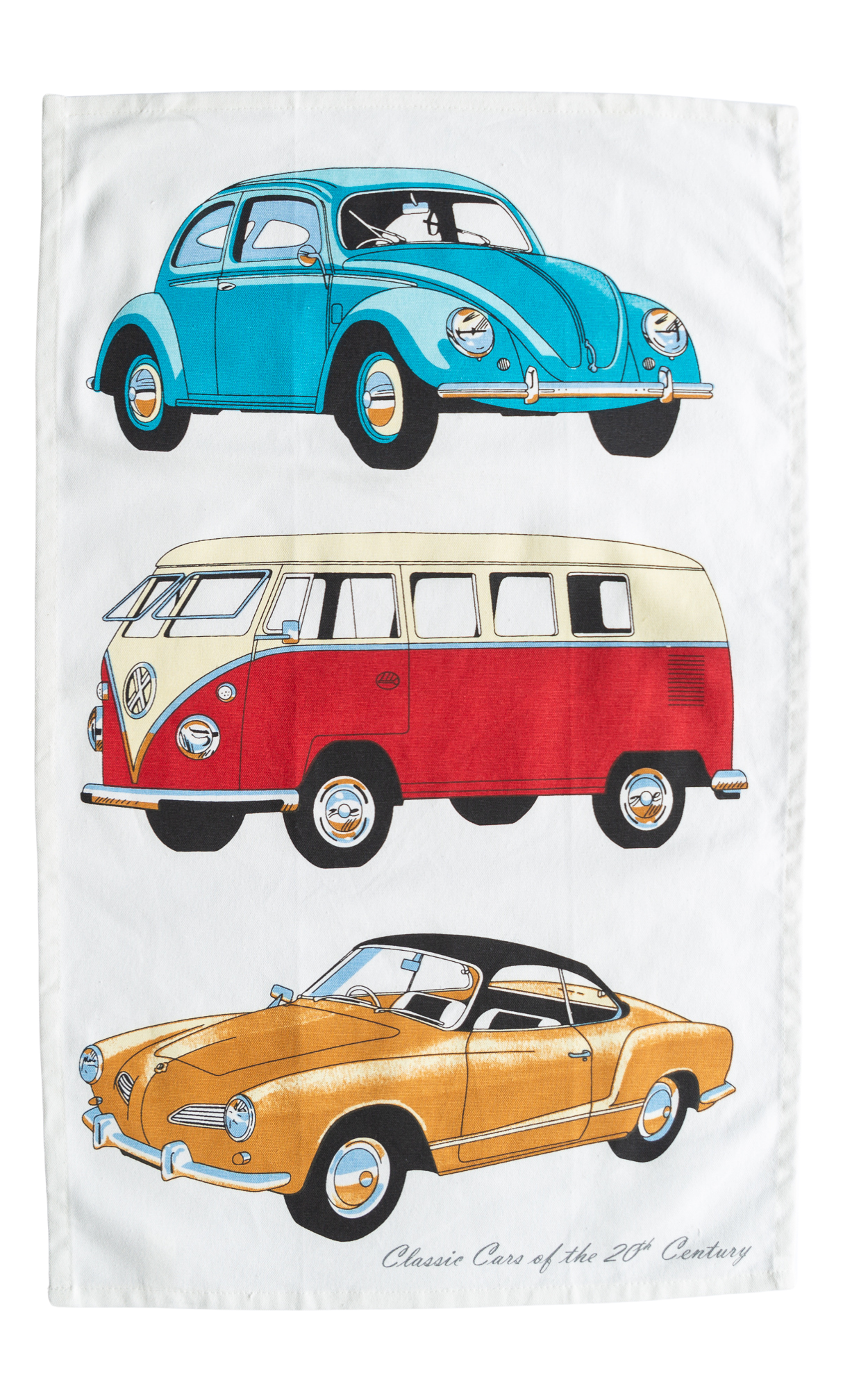 Tea Towel - Classic Cars Volkswagons