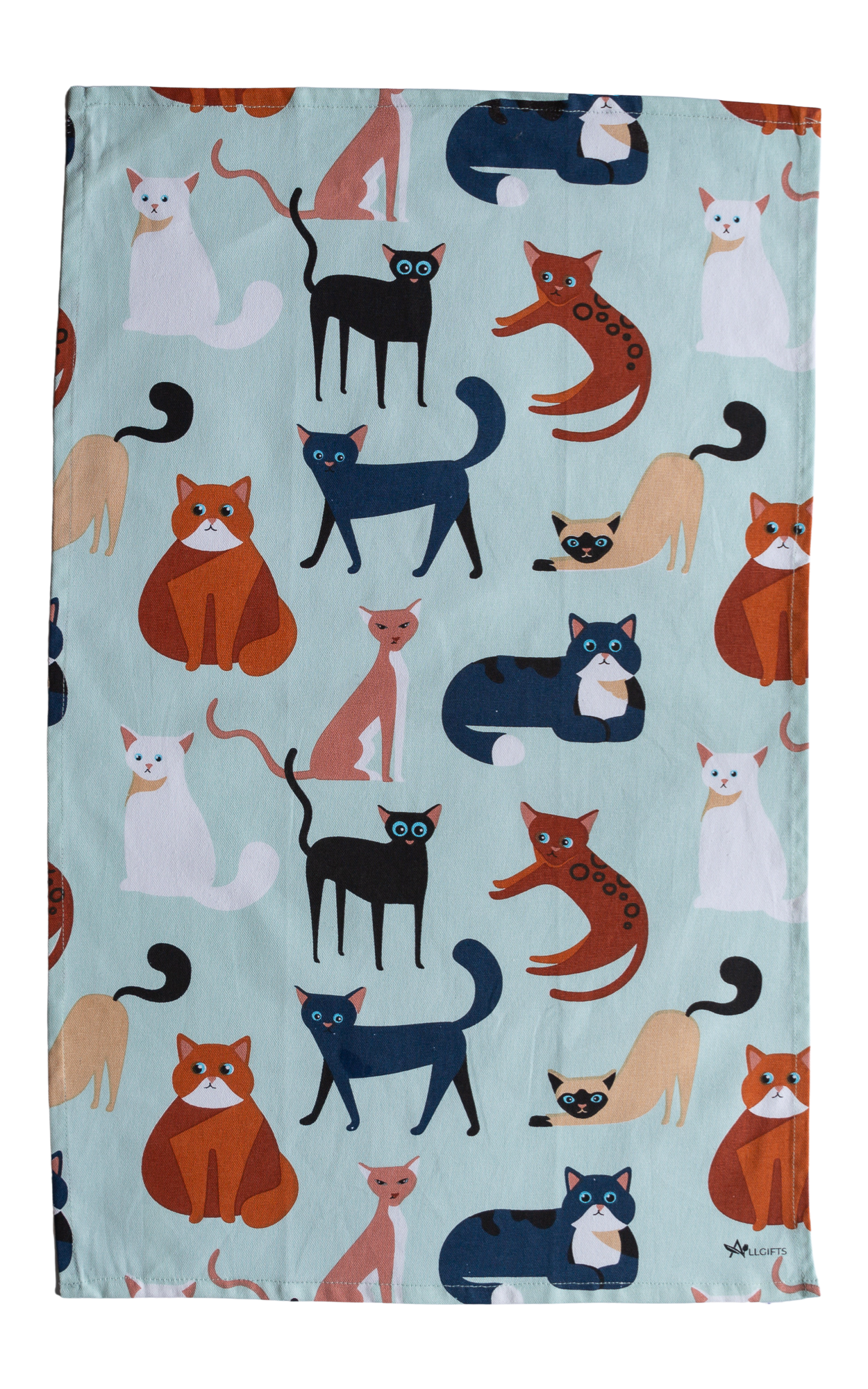 Tea Towel - Colourful Cats