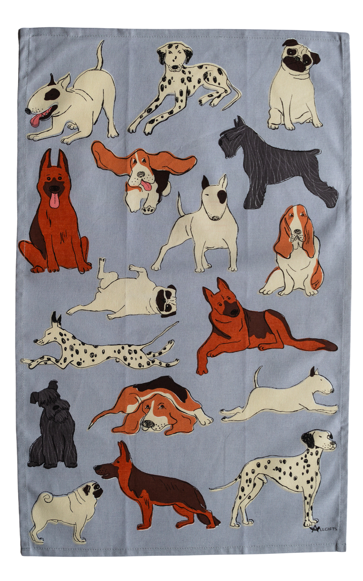 Tea Towel - Dog Breeds