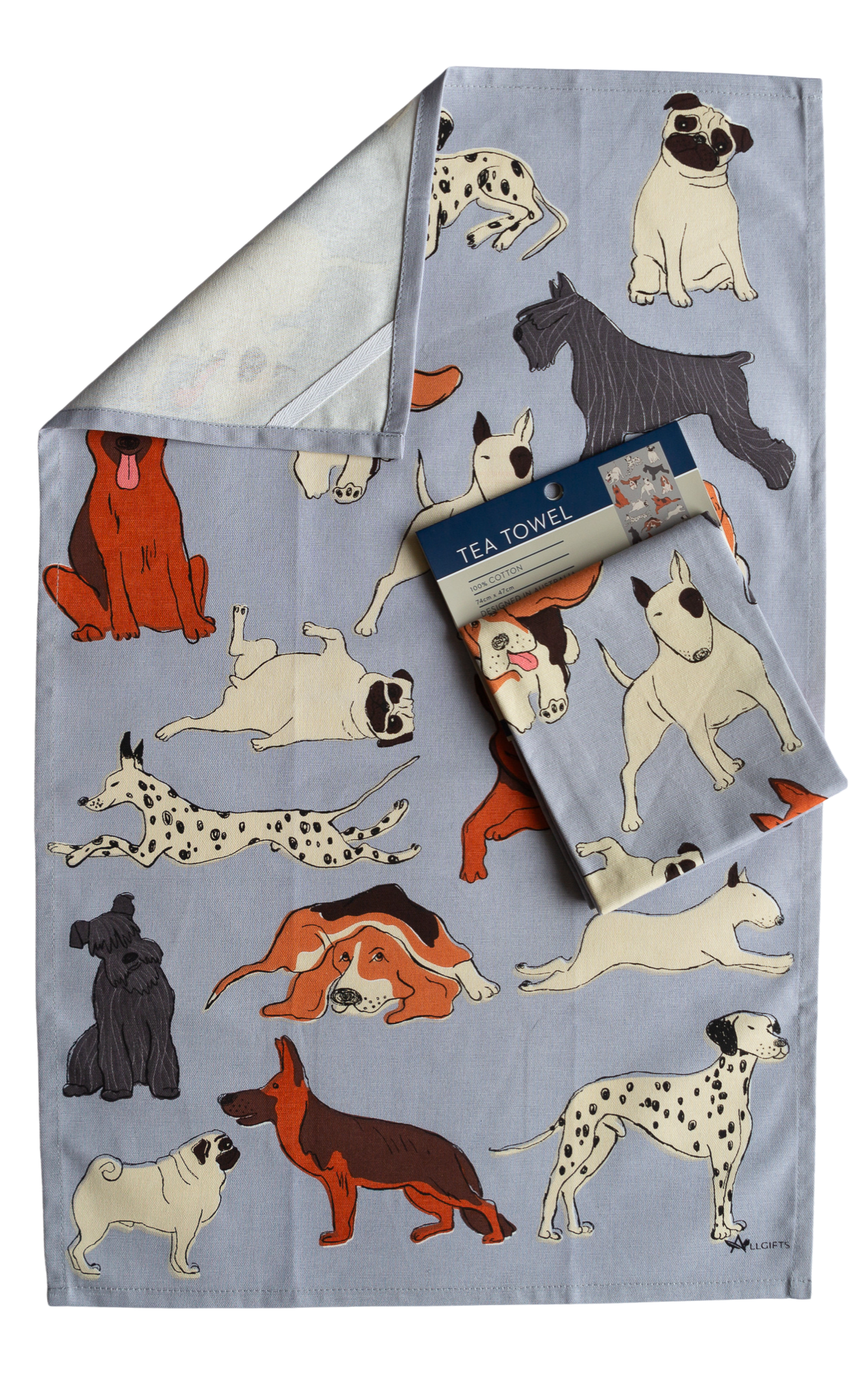 Tea Towel - Dog Breeds