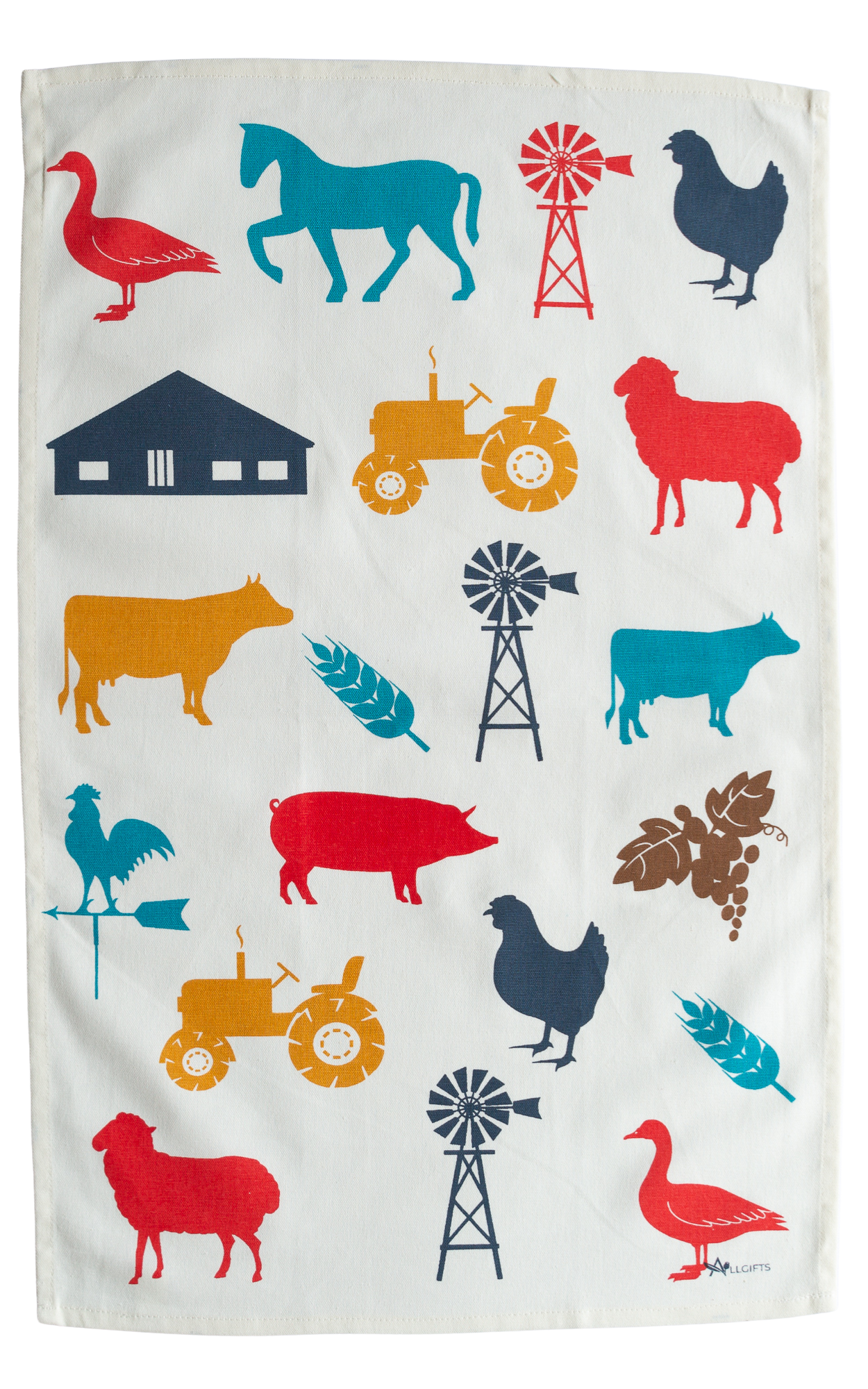 Tea Towel - Farm