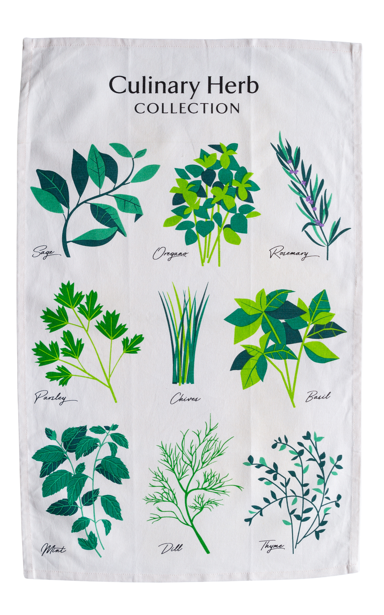 Tea Towel - Culinary Herbs