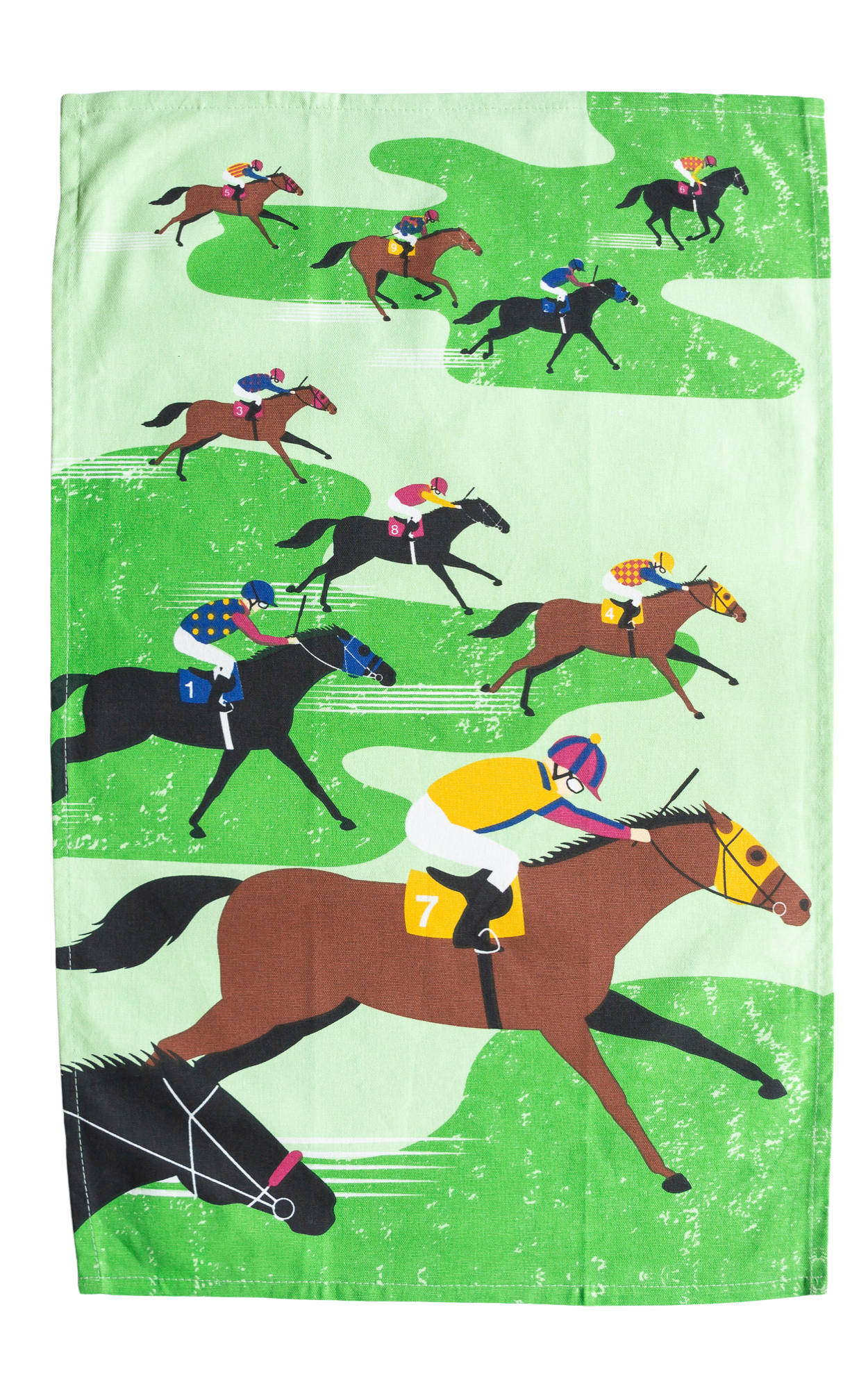 Tea Towel - Racehorses