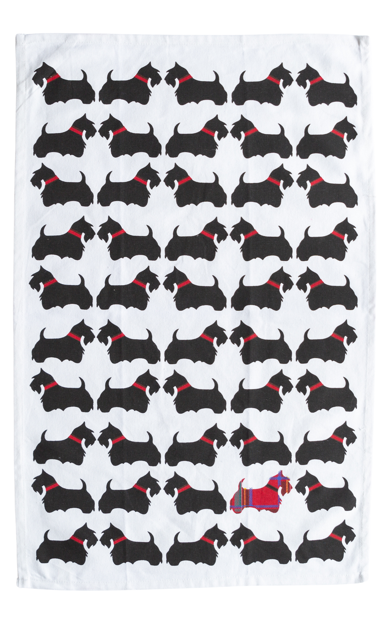 Tea Towel - Scottie Dog