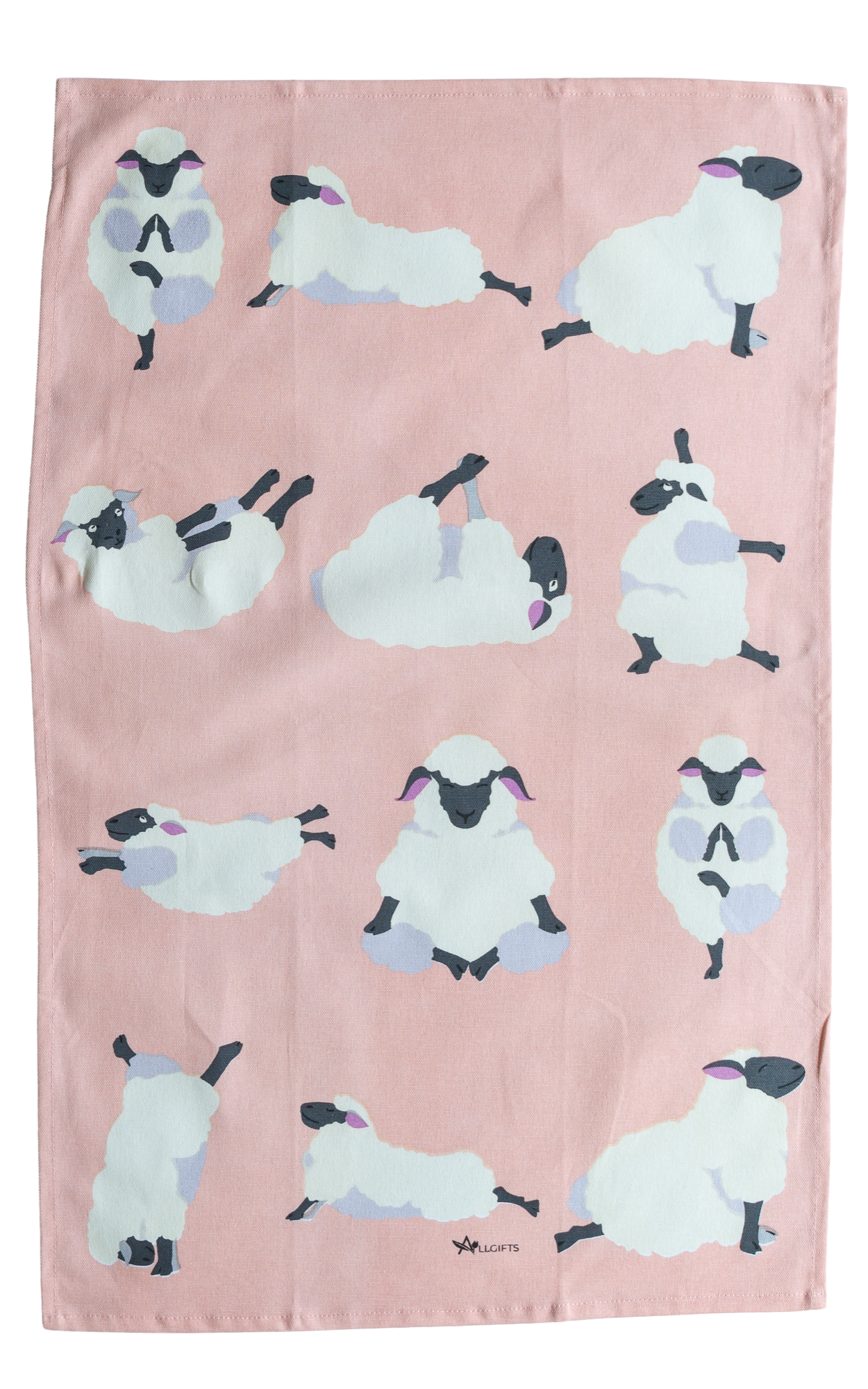 Tea Towel - Yoga Sheep