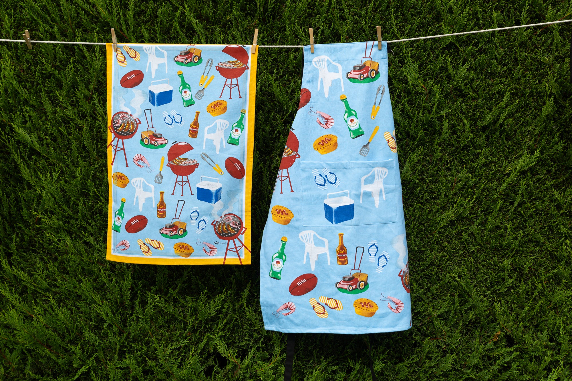 Tea Towel - Aussie Icons