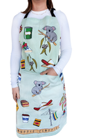 Heavy Drill Cotton Apron - Aussie Classics Allgifts Australia