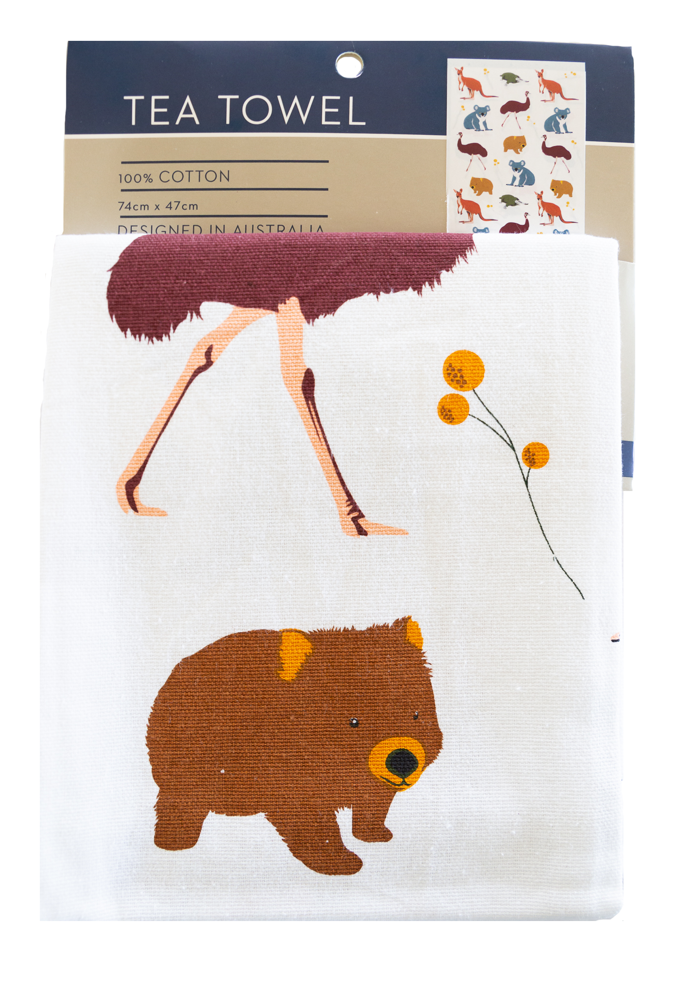 Tea Towel - Australian Animals