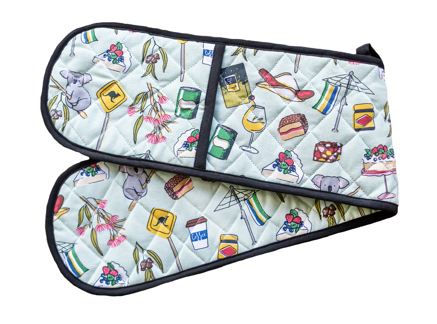 Double Oven Glove - Aussie Classics Allgifts Australia