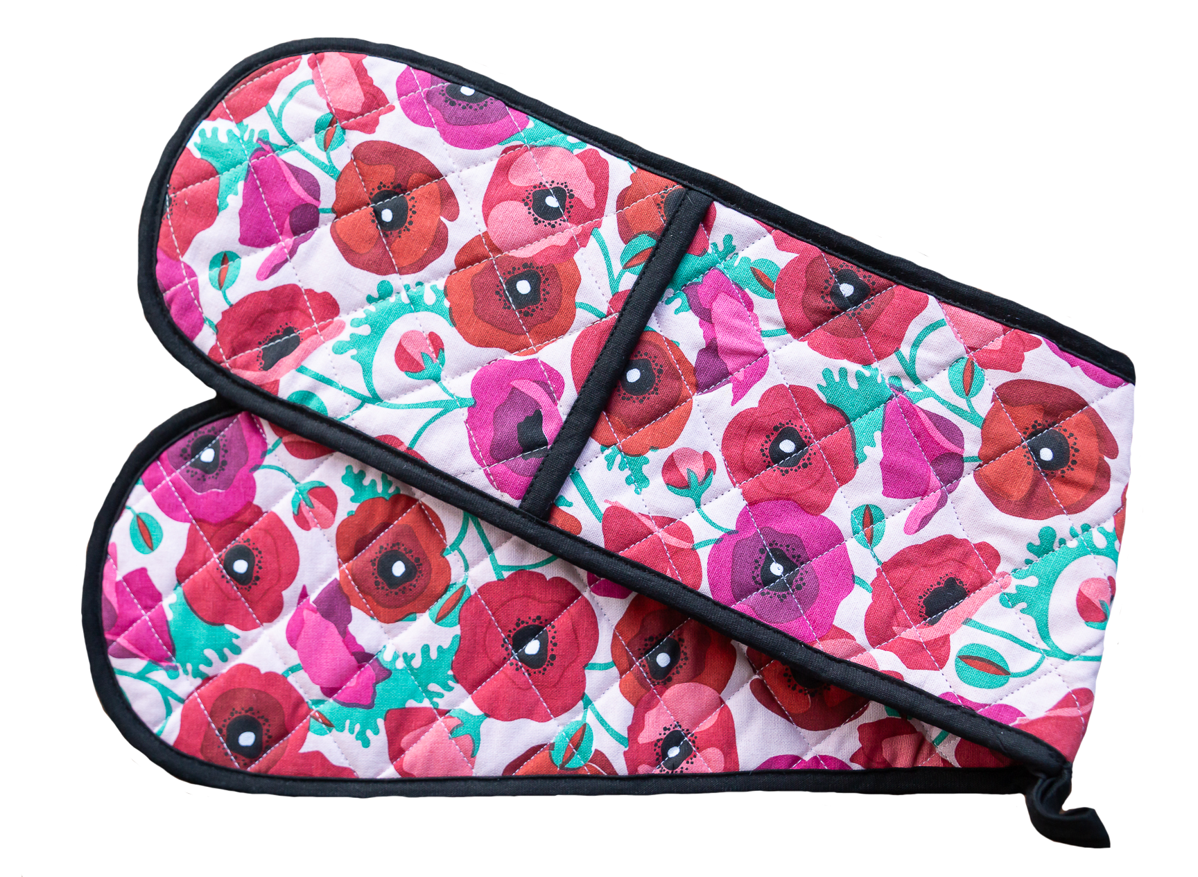 Double Oven Glove - Poppies Allgifts Australia