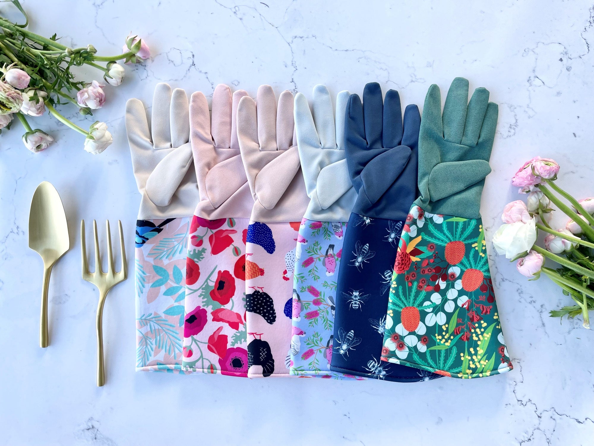 Gardening Gloves - Poppies
