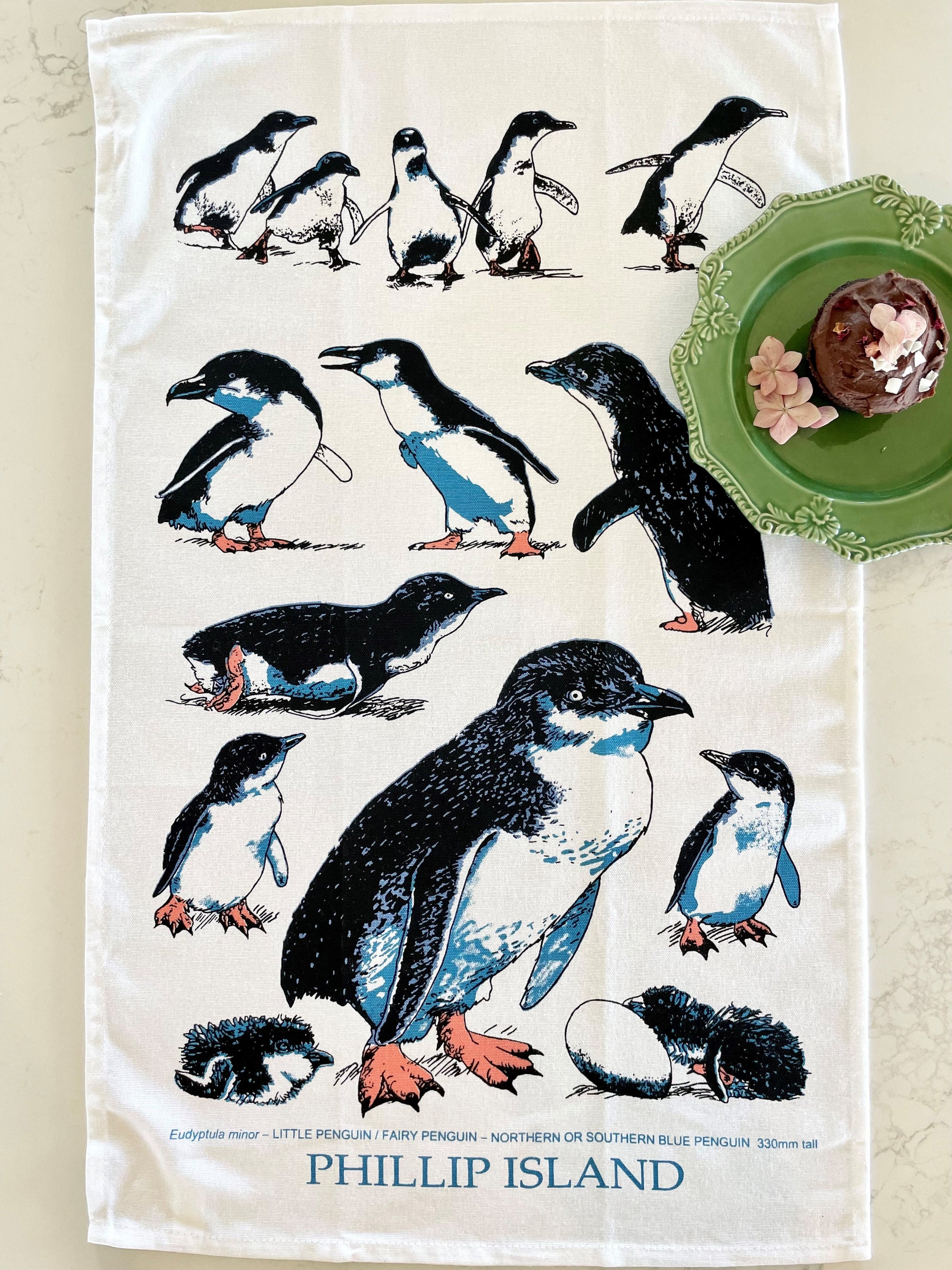Tea Towel - Phillip Island Penguin