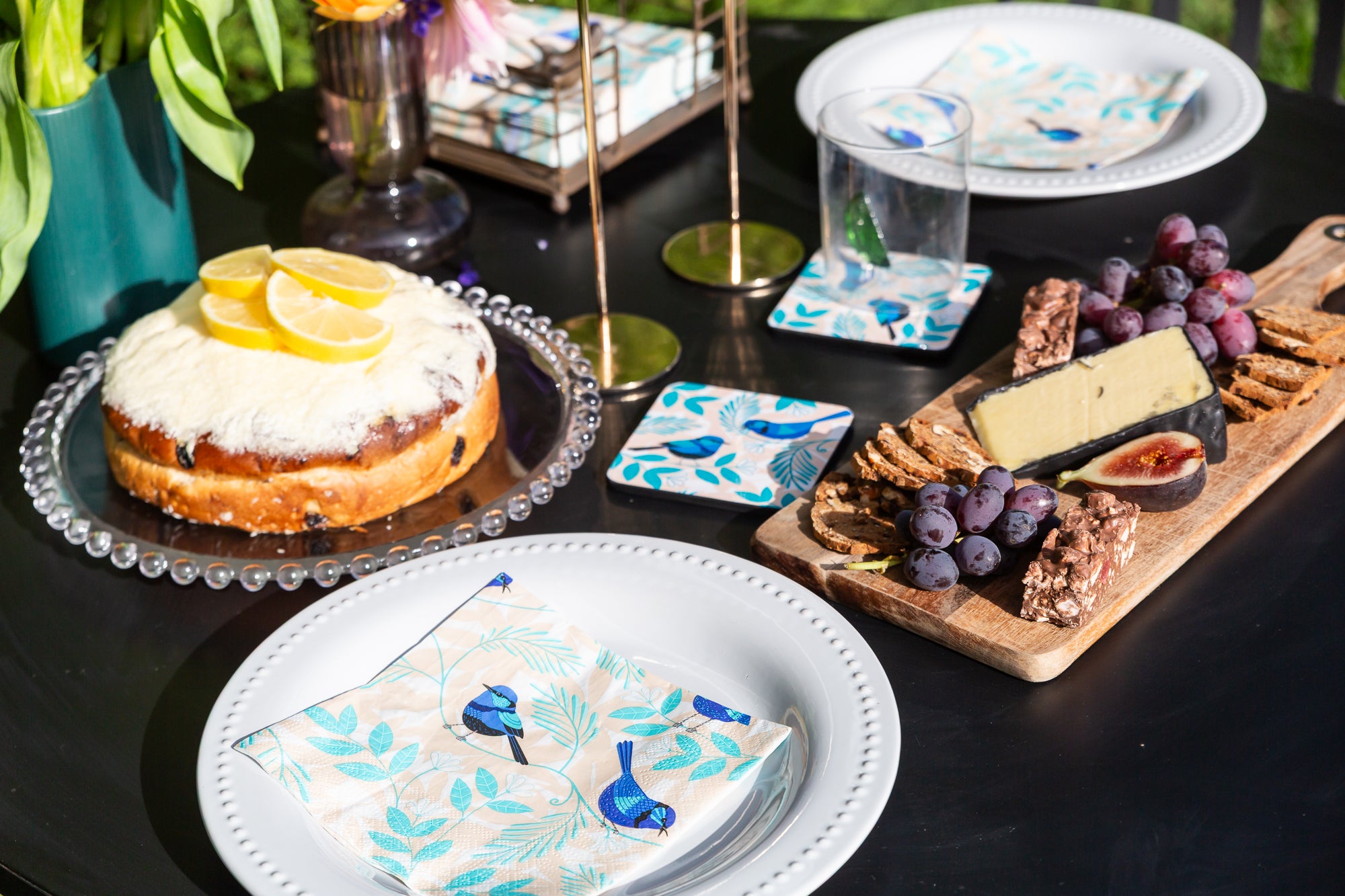 Paper Napkins - Blue Wrens Allgifts Australia