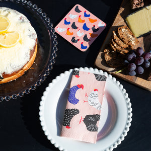 Paper Napkins - Bright Hens Allgifts Australia