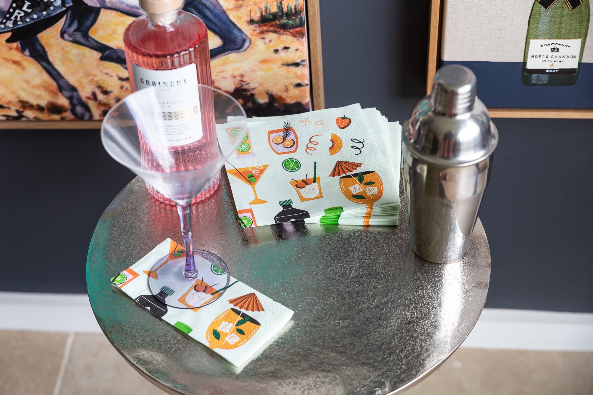 Paper Napkins - Cocktails Allgifts Australia