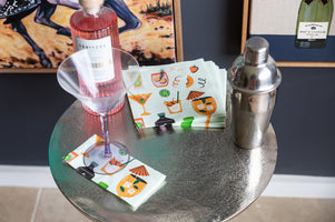 Paper Napkins - Cocktails Allgifts Australia