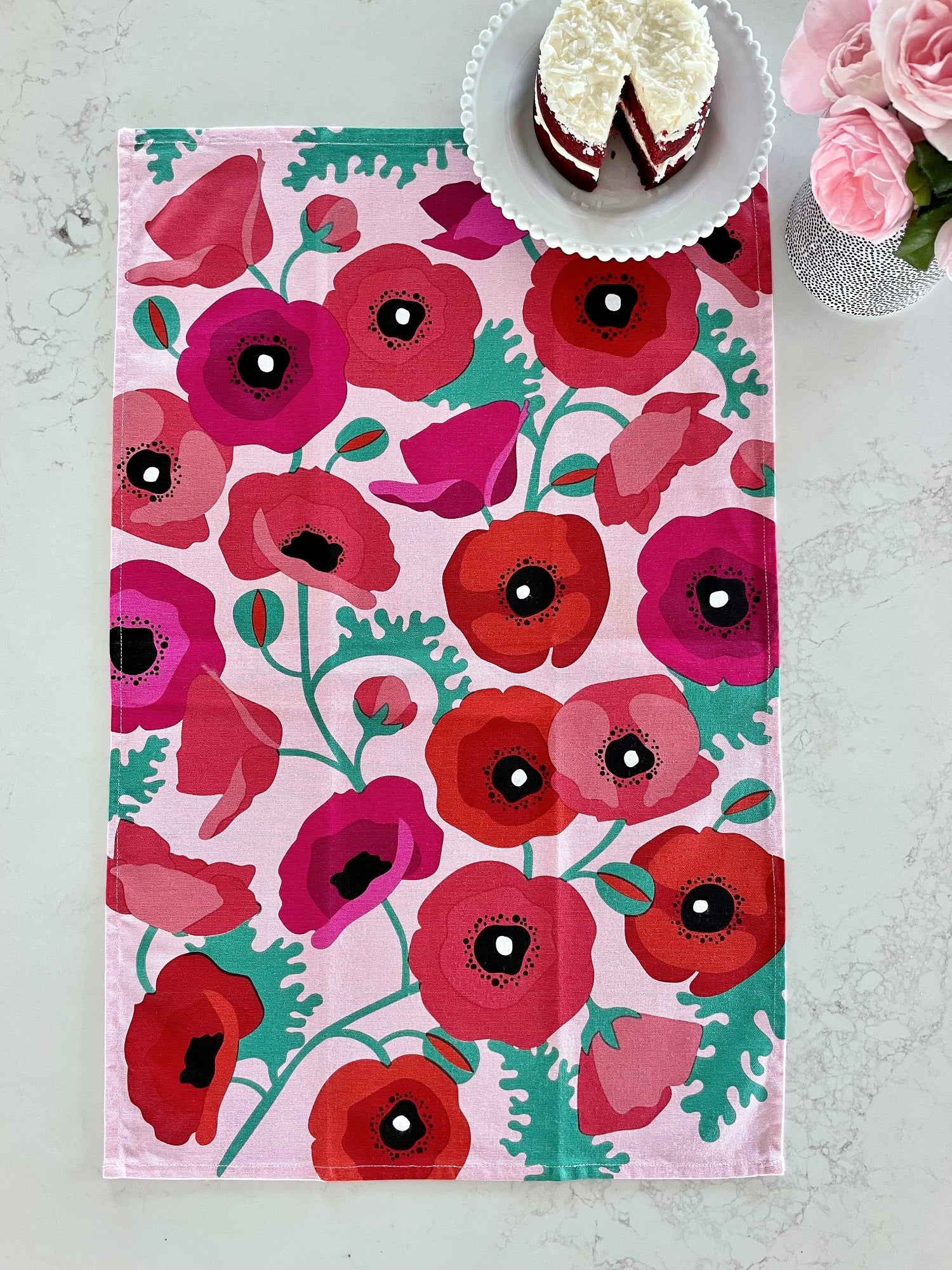 Tea Towel - Poppies