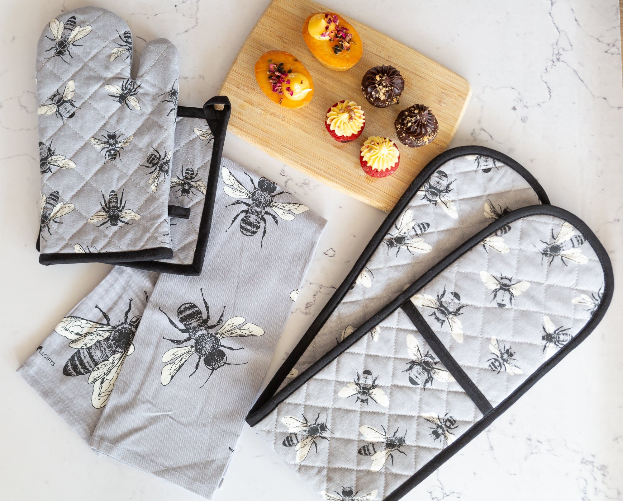 Tea Towel - Sketch Bees