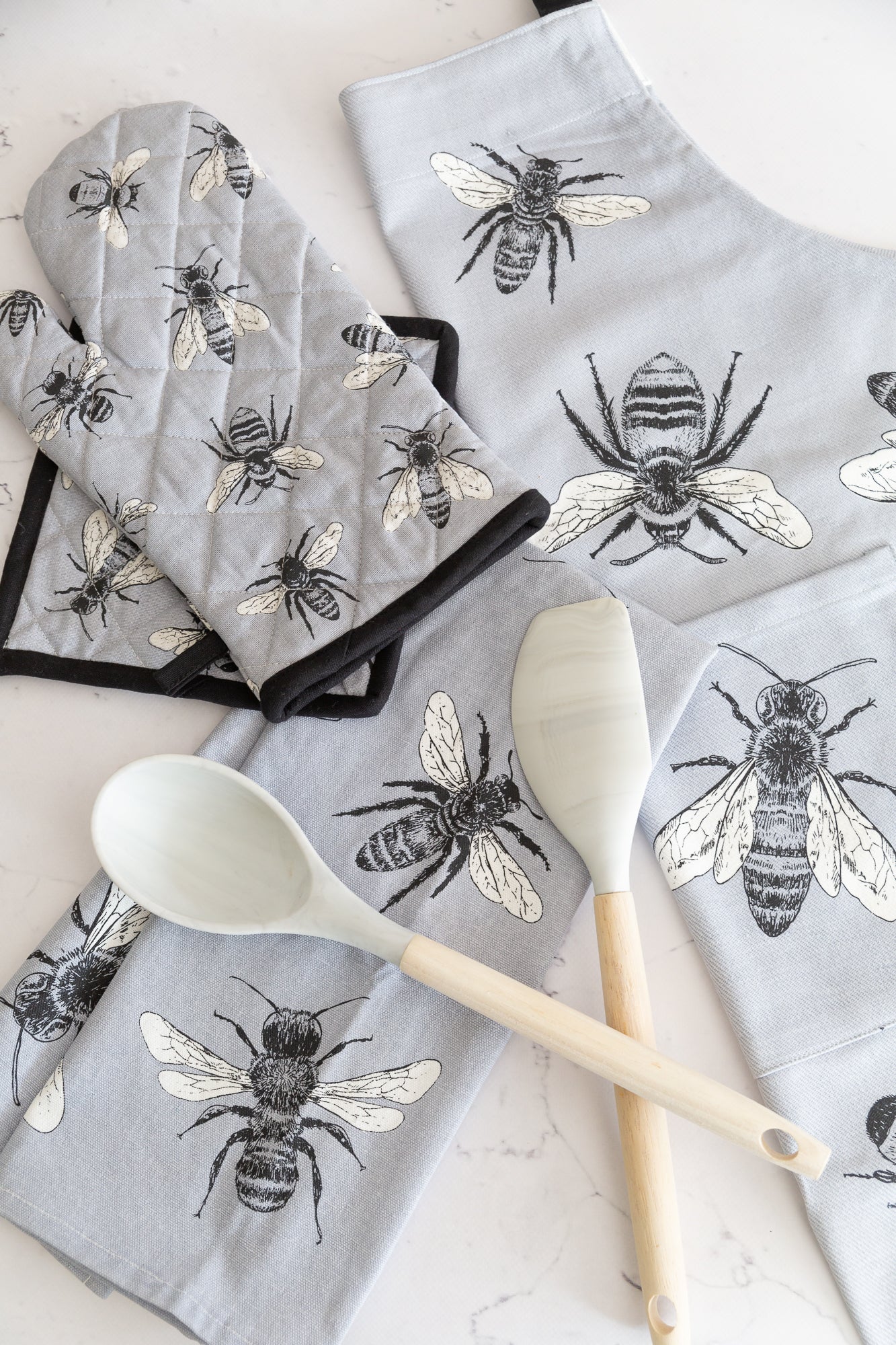 Tea Towel - Sketch Bees