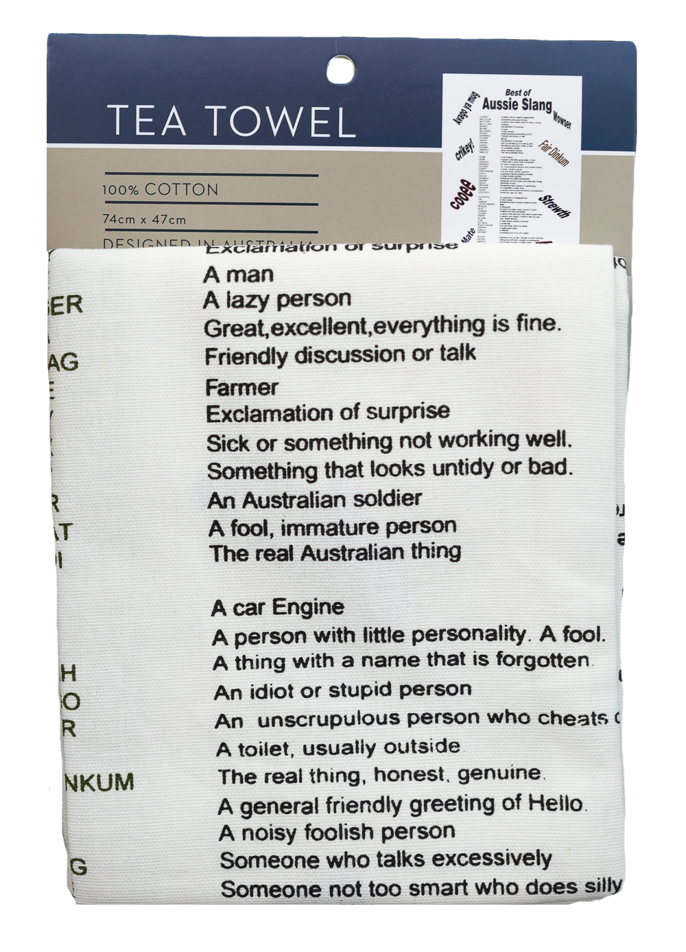Tea Towel - Aussie Slang