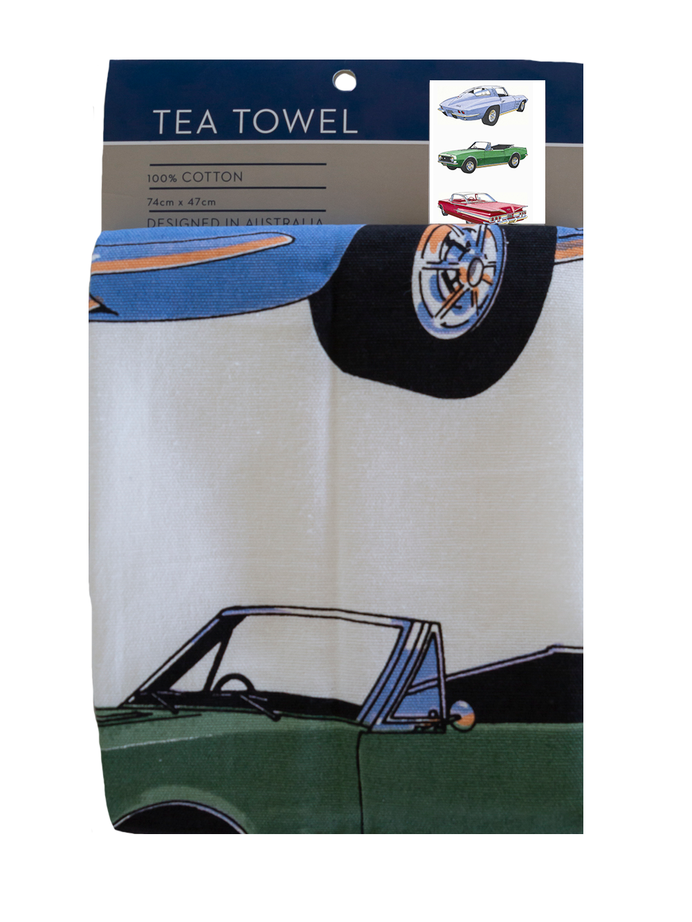 Tea Towel - Classic Cars Chevrolet