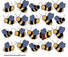 Printed Hank - Bees - Allgifts Australia