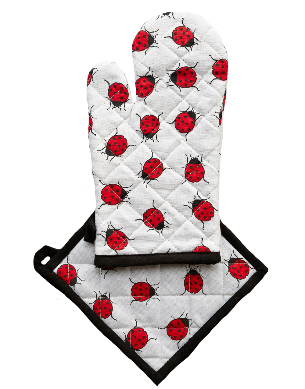 Oven Glove & Pot Holder Set - Ladybird