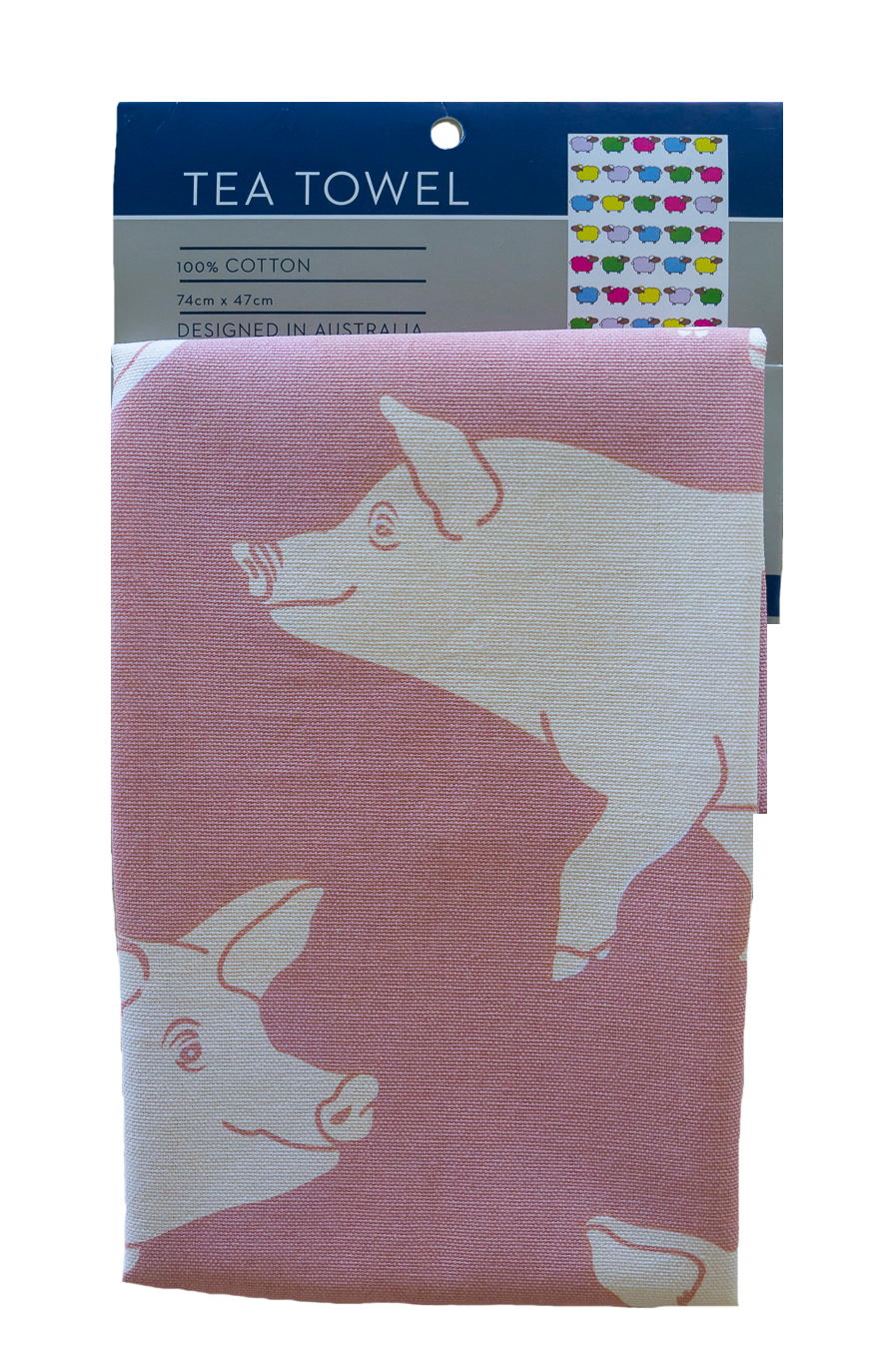 Tea Towel - Pig