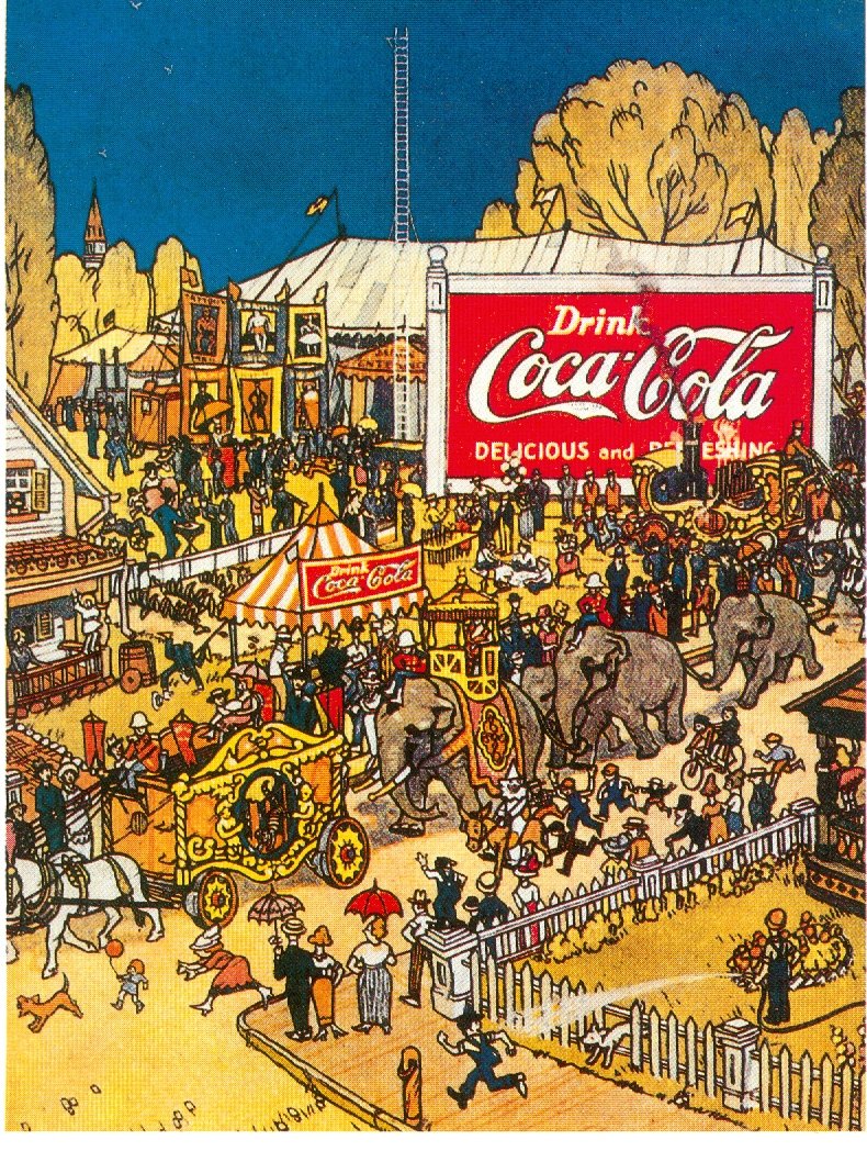 Poster - Coke Circus - Allgifts Australia