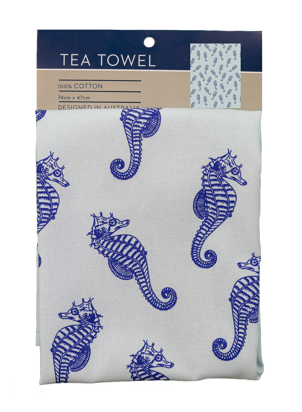 Tea Towel - Seahorses