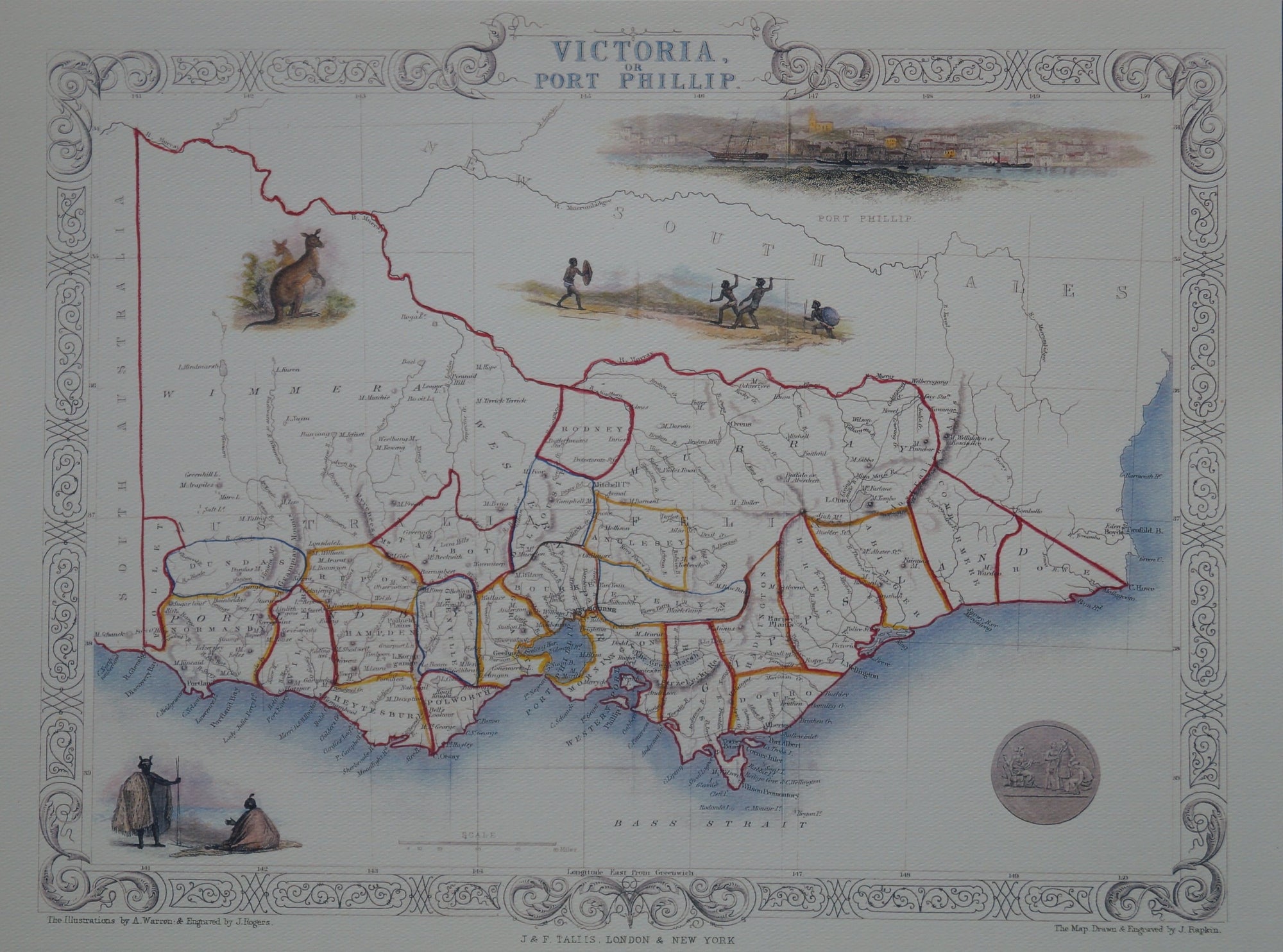 Tallis Map - Victoria - Allgifts Australia