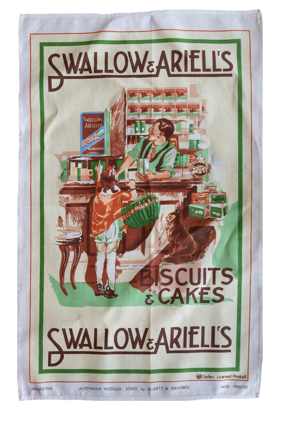 Tea Towel - Swallows & Ariell's