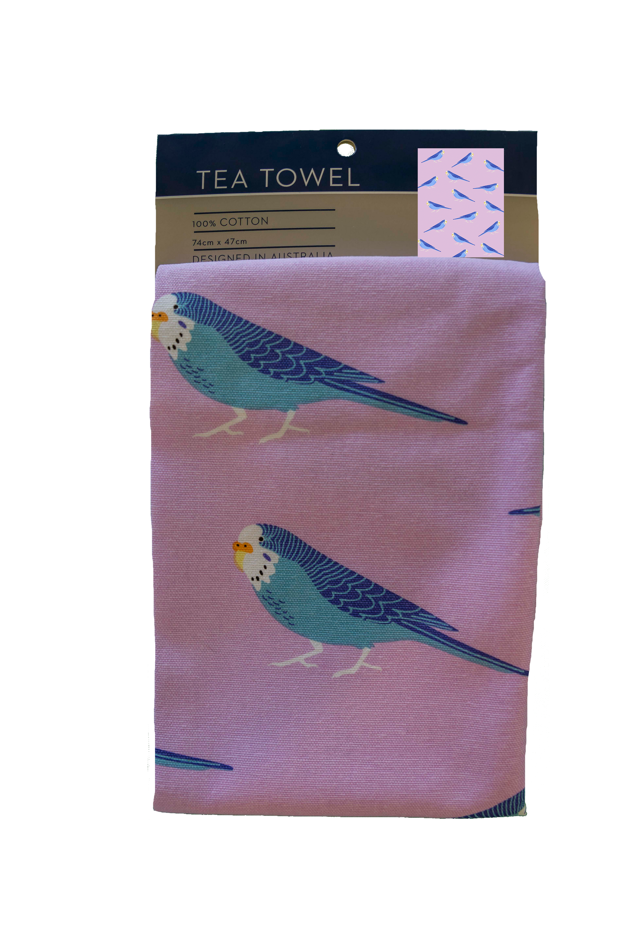 Tea Towel - Budgies
