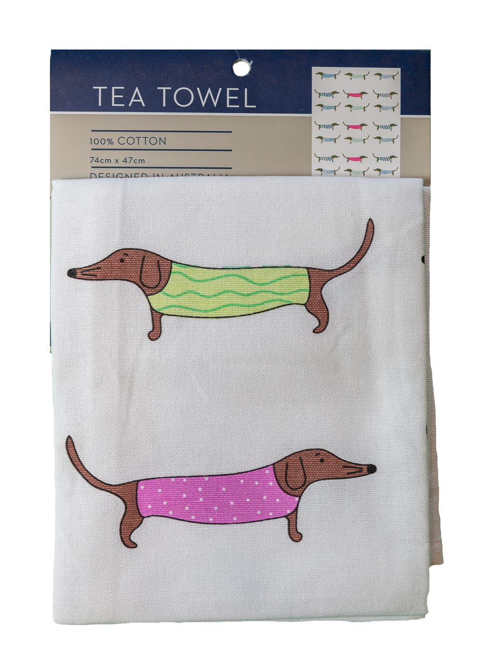 Tea Towel - Sausage Dogs