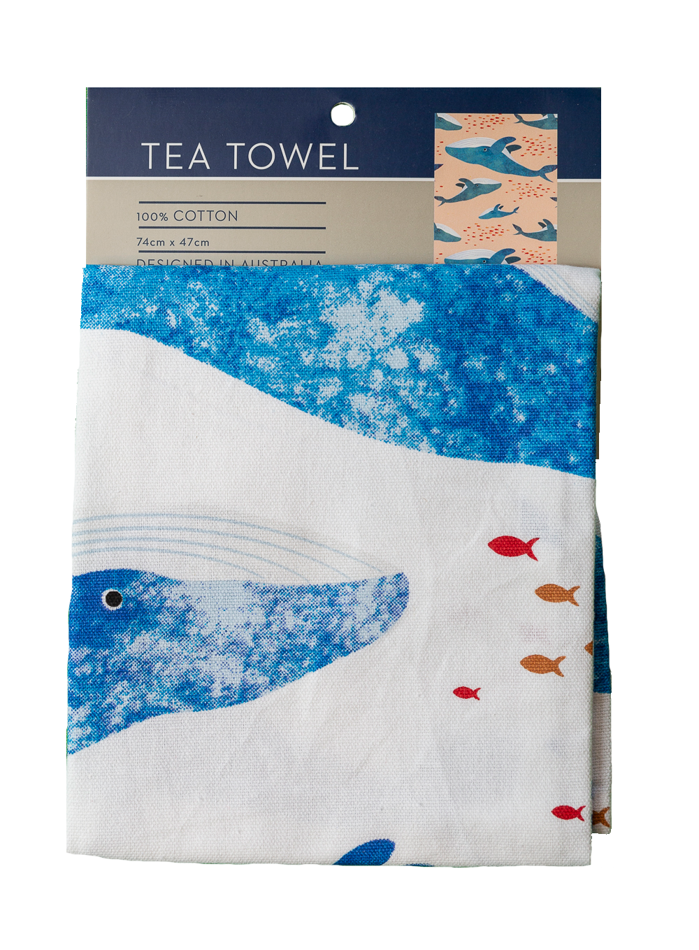 Tea Towel - Whale