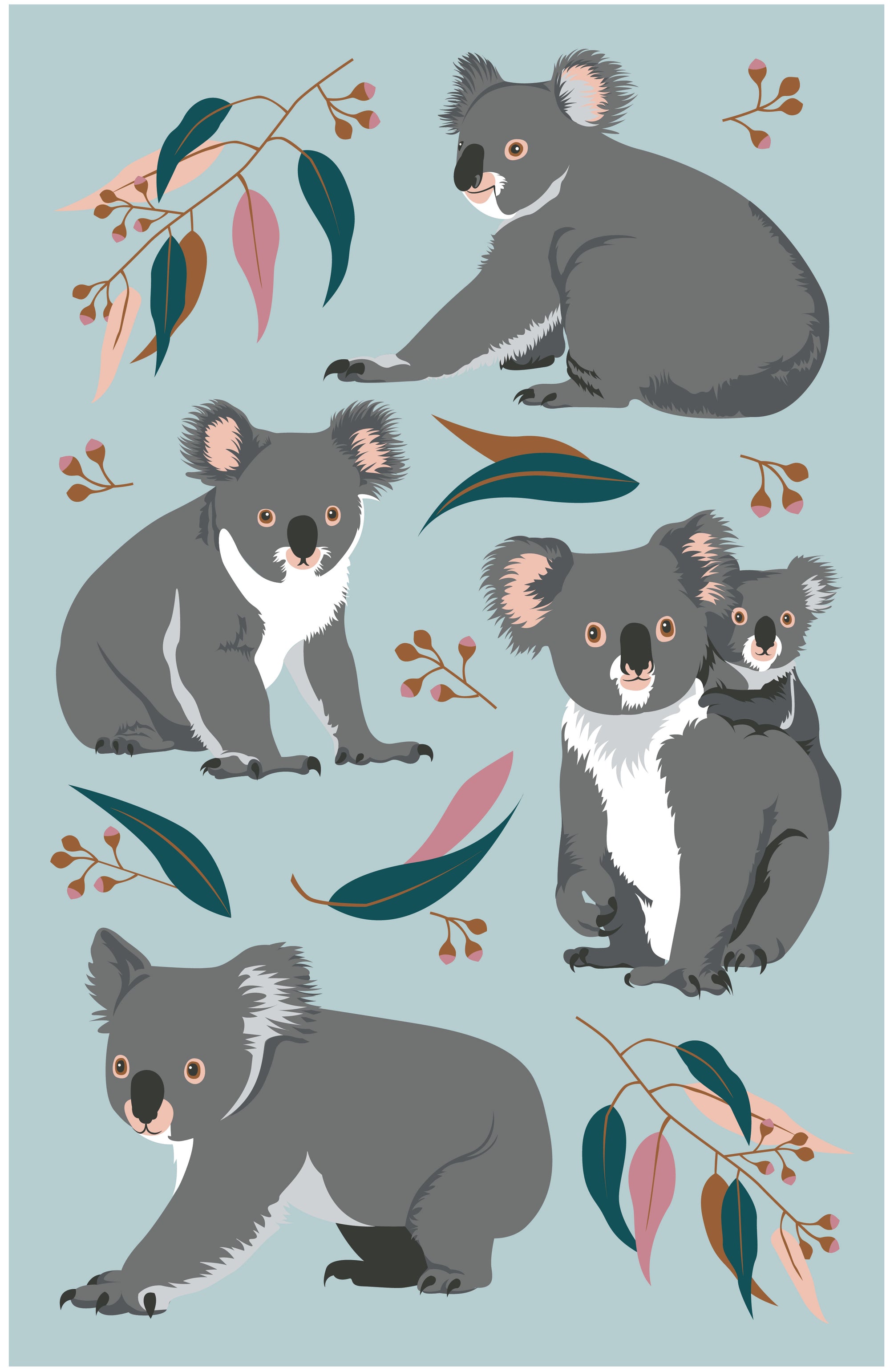 Tea Towel - Koalas